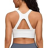 Sports Bras for Women High Support, Racerback Padded High Impact Sports Bra Seamless Running Bra