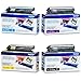 Brother Toner Cartridge Set, 4-Pack, Black, Cyan, Magenta, and Yellow (TN-210)