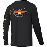 Palmyth Fishing Shirts for Men Long Sleeve UPF 50+ T Shirt Sun Protection Tee