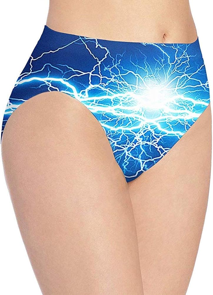 Adamitt Blauer Blitz-Druck der Frauen Unterwäsche, Mädchen-Netter