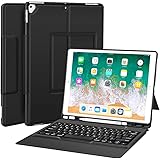 Sounwill ipad pro 12.9 Case with Keyboard Compatible for ipad pro 12.9" 2015/2017, Ultra-Thin PU Leather Silicon Rugged Shock