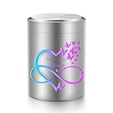 SOITIS Small Urns for Human Ashes 2.6 inch Aluminum