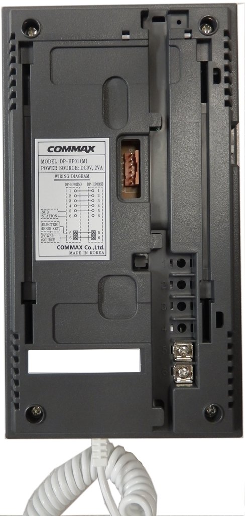 Schema Verdrahtung Intercom Commax