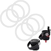 Joshey Gasket Replacement for Hydro Flask Standard Narrow Mouth Lids - 6 Pack Rubber Seal O-Ring for HydroFlask 18/21/24 oz Bottles | Leak-Proof Gasket Seal Replacement Parts