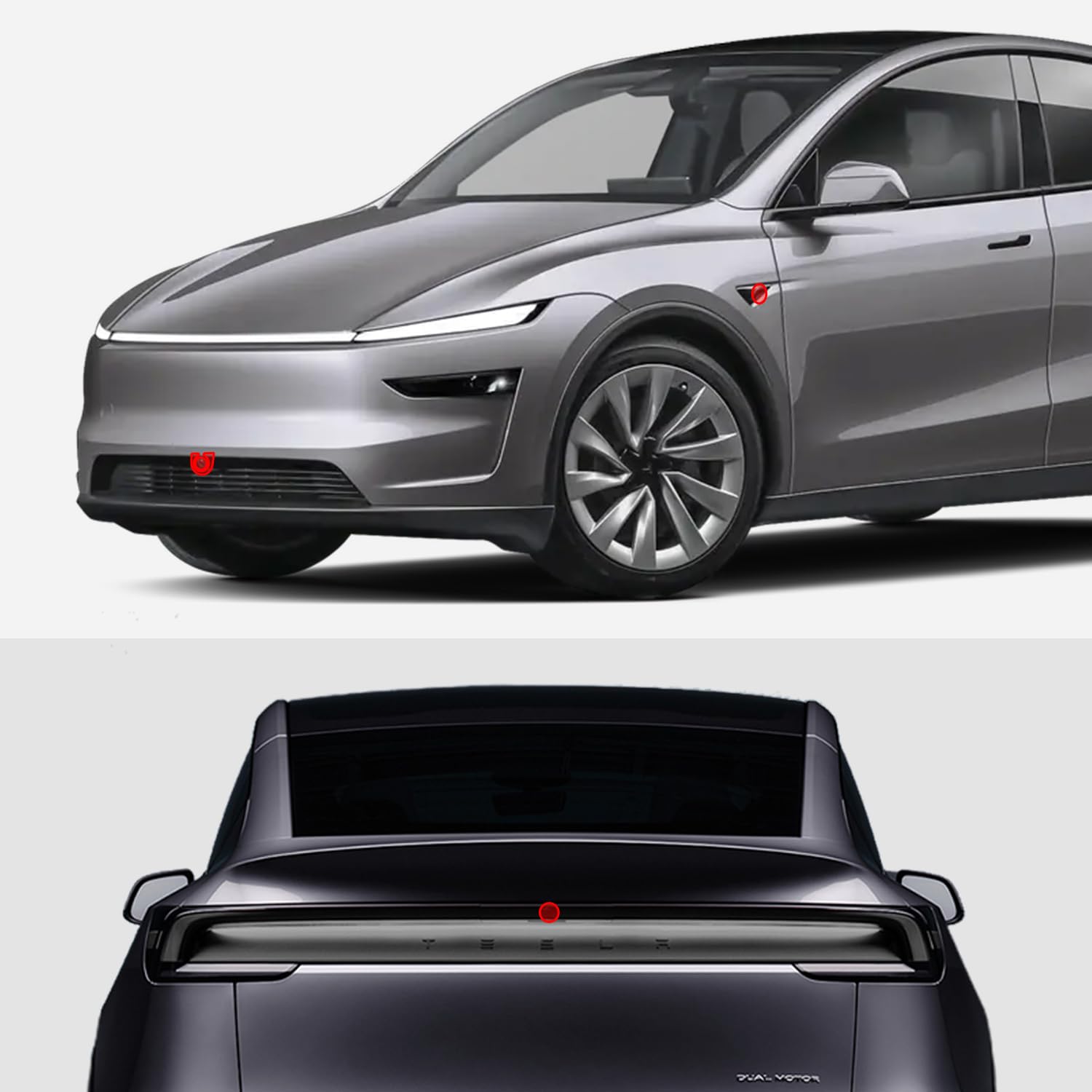Photo 1 of (1 set) Tesla Model Y Juniper Camera Lens Cover Screen Protector Set Front & Rear & Side Lenz