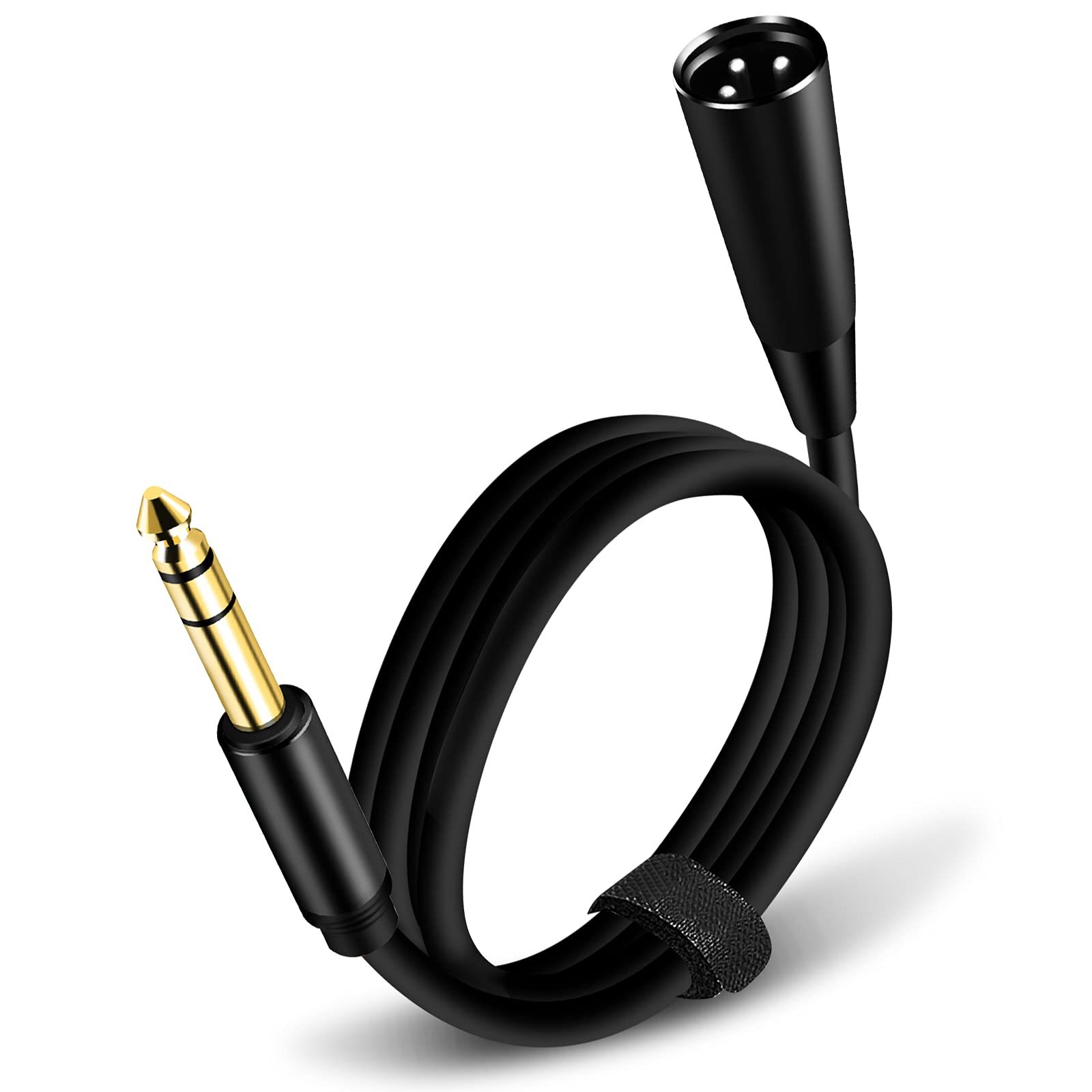 belipro TRS to XLR Cable 20Ft, XLR Male to 6.35mm (1/4 Inch) TRS Male Balanced Cable,for Microphone, Audio Mixer, Speaker, Studio and More……