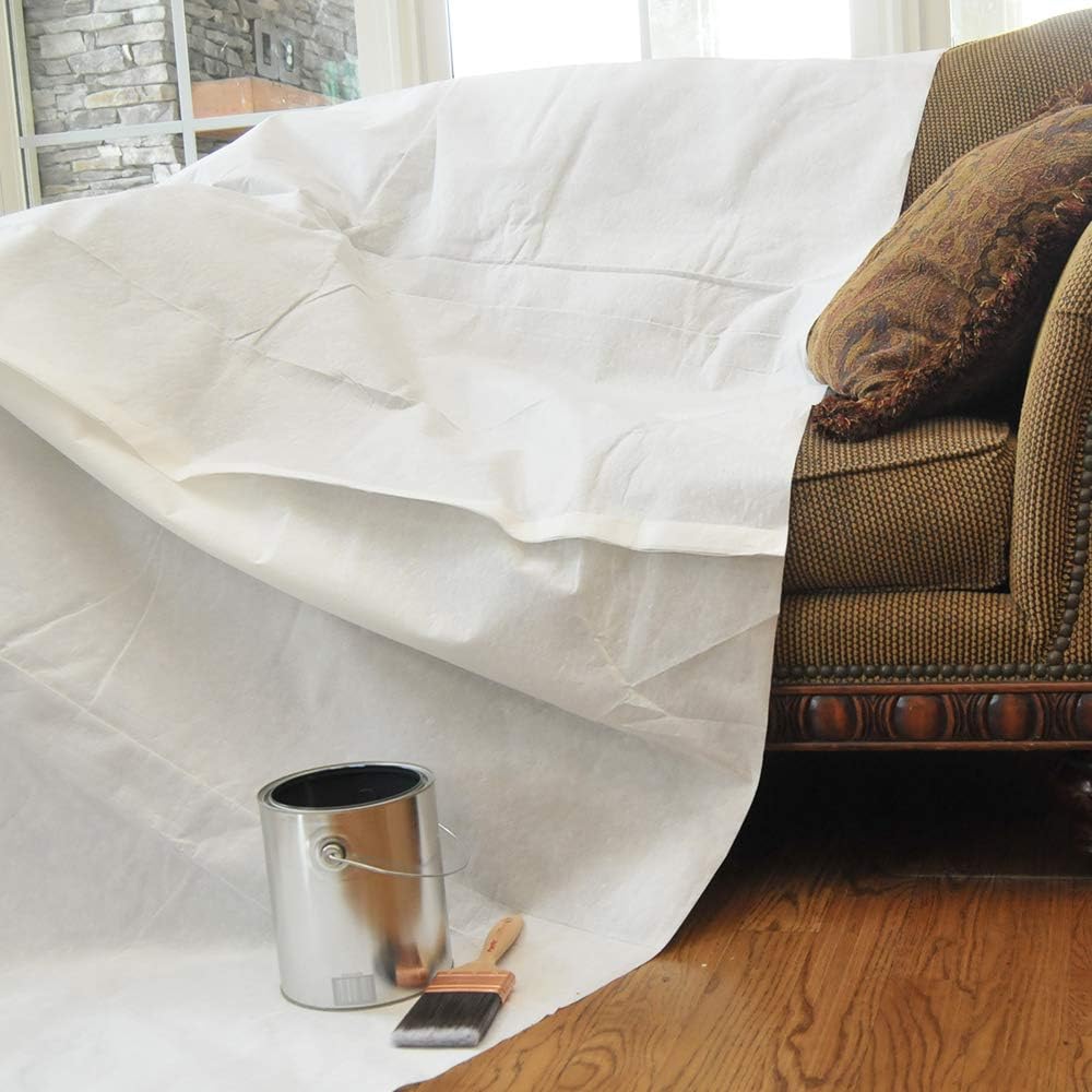 Trimaco 2602 Double Guard Super Tuff 2-Layer Drop Cloth, 4-feet x 10-feet: Home & Kitchen
