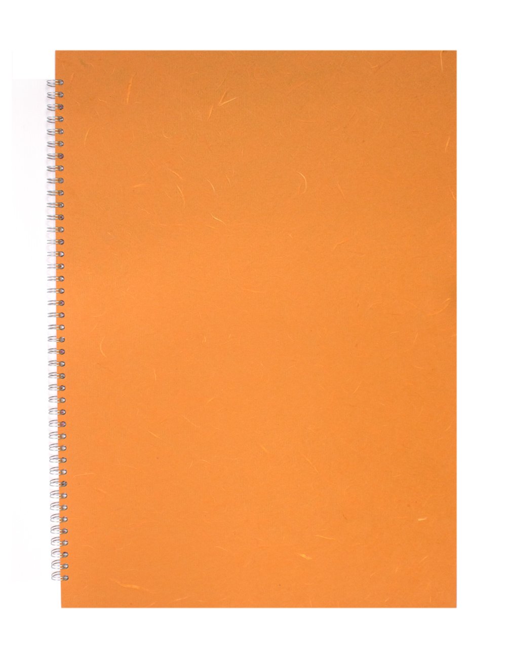 Pink Pig A2 Portrait Posh Silk Pig White Paper Sketchbook - Orange