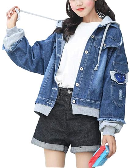 Amazon Beibang バイバン デニムジャケット レディース ゆったり