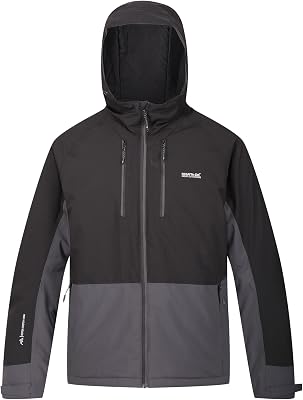 Chaqueta acolchada elástica Highton para hombre, costuras impermeables, transpirables y selladas y aislamiento Thermoguard: perfecta para actividades al aire libre, caminatas