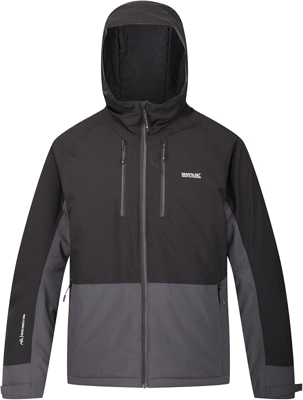Chaqueta acolchada elástica Highton para hombre, costuras impermeables, transpirables y selladas y aislamiento Thermoguard: perfecta para actividades al aire libre, caminatas