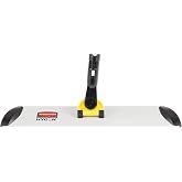 Rubbermaid Commercial Products HYGEN Microfiber Quick-Connect Mop Frame 18 inch Silver for Janitorial/Professional/Industrial Cleaners for Heavy-Duty Floor Cleaning/Mopping/Dusting