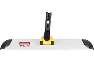 Rubbermaid Commercial Products HYGEN 18" Quick-Connect Mop Frame, Aluminum, Silver