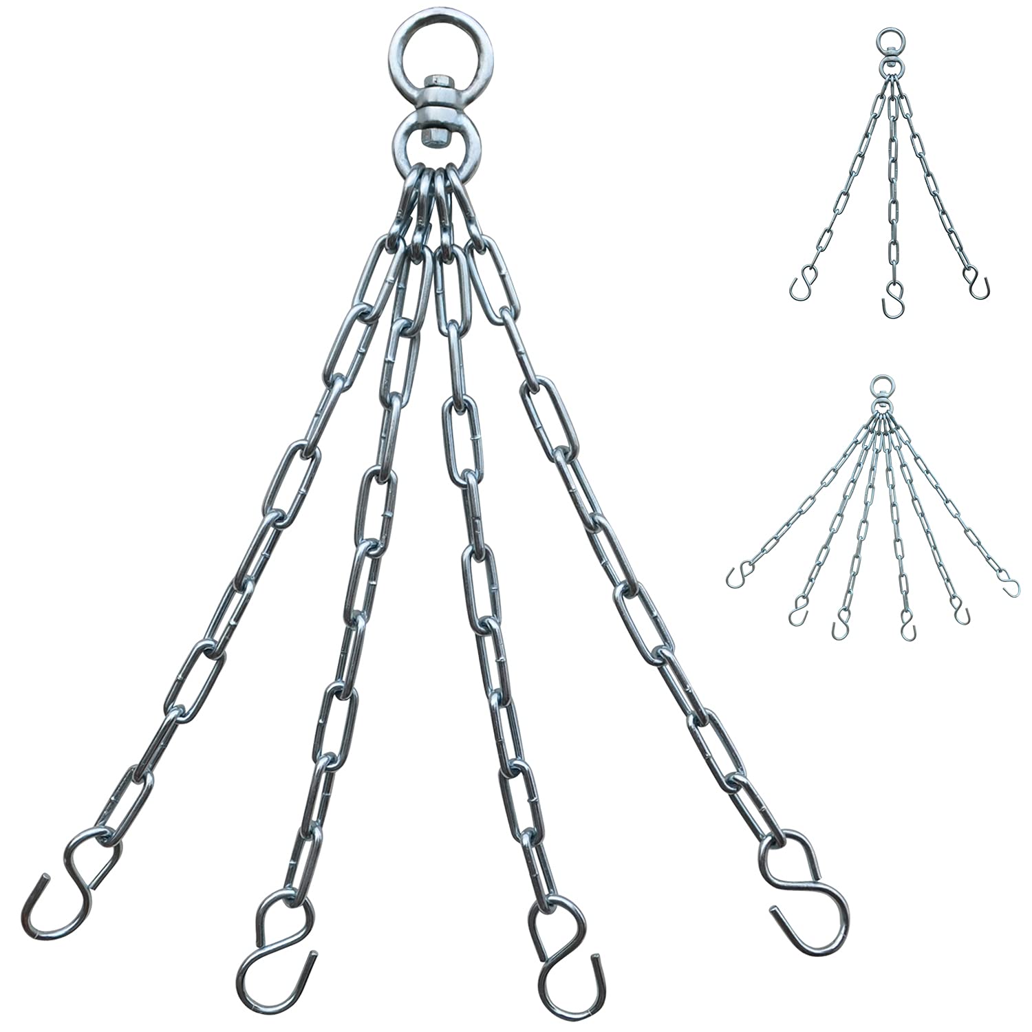 AQF 4 Strand Hanging Steel Chain & Swivel Boxing Punch Bag Chain Heavy Duty MMA