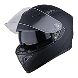 1STorm Motorcycle Street Bike Dual Visor/Sun Visor