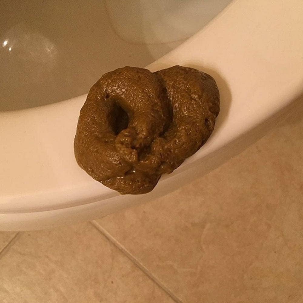 Rzcin Fake Poopy Toy, Brown Realistic Fake Poop, Novelty Floating Fake Poop Toys for April Fools' Day Prank, Perfect Gag Gift, Prank Gift, Poopy Games