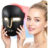 Red Light Therapy for Face, LED Red Blue Light Facial Mask with Infrared | Skin Care Device for Wrinkles, Acne-Prone Skin, Even Skin Tone, Clearer, Younger, 4 Light Modes, 119 LEDs, FSA Eligible HSA