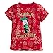 Disney Girls Minnie Mouse Holiday Tee Red