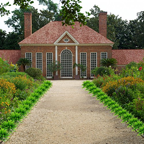 Artificial Boston Fern Bush Plant Shrubs Greenery Bushes for Indoor Outside Home Garden Office Verandah Wedding Decor- 4 Bunches