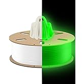 DURAMIC 3D PLA Glow Green in The Dark Filament 1.75mm 1Kg, 3D Printing Luminous Filament 1.75mm Dimensional Accuracy +/- 0.02 mm, Fit Most FDM 3D Printers
