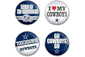 Wincraft NFL Round Button (4 Pack)