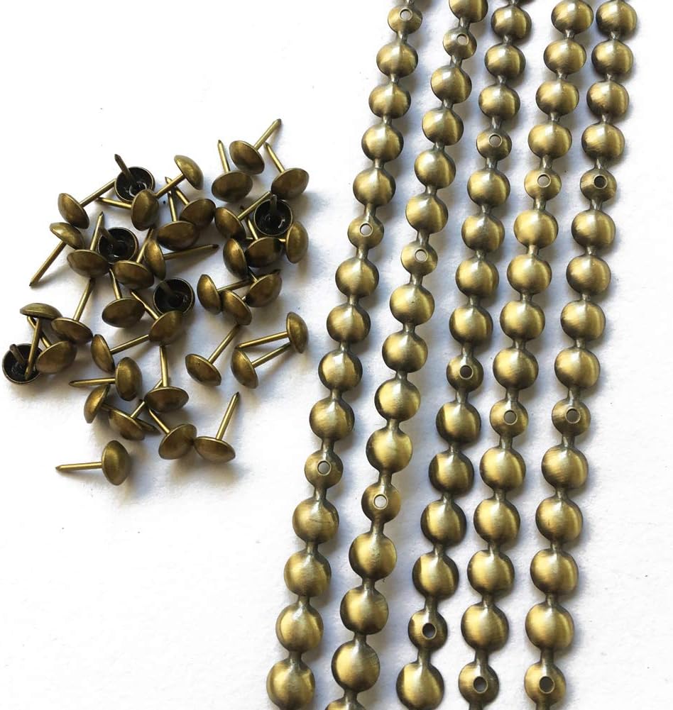 Let's Decorate 10 Meters D9.5mm Brass Plated Decorative Nail Strips