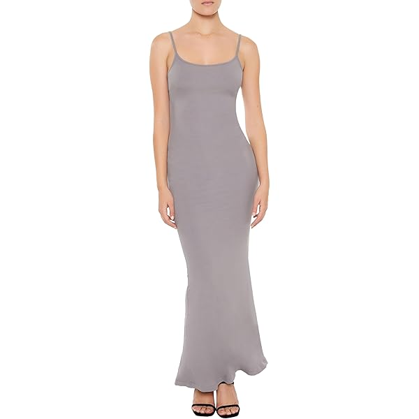 Women's Maxi Dresses Solid Backless Dress at Amazon Women's Clothing store