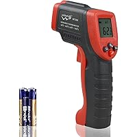 Wintact Infrared Thermometer Gun, Digital Laser Surface Thermometer, Heat Temperature Gun for Kitchen Cooking Food Meat, Pizz