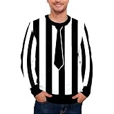 AOBUTE Halloween Spooky Sweater for Men Funny Printed Knit Pullover Top | Halloween Holiday Party Sweater, Funny Print Winter Sweater, Vintage Pullover Sweater, Soft Stretchy Knit Top