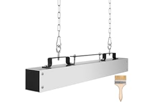 Mophorn Magnetic Sweeper 36inch Magnet Sweeper 55LBS Magnetic Forklift Sweeper Aluminium Surface Industrial Magnets Steel Material Hunting Accessories for Picking Up Nails, Bolts, Iron Chips