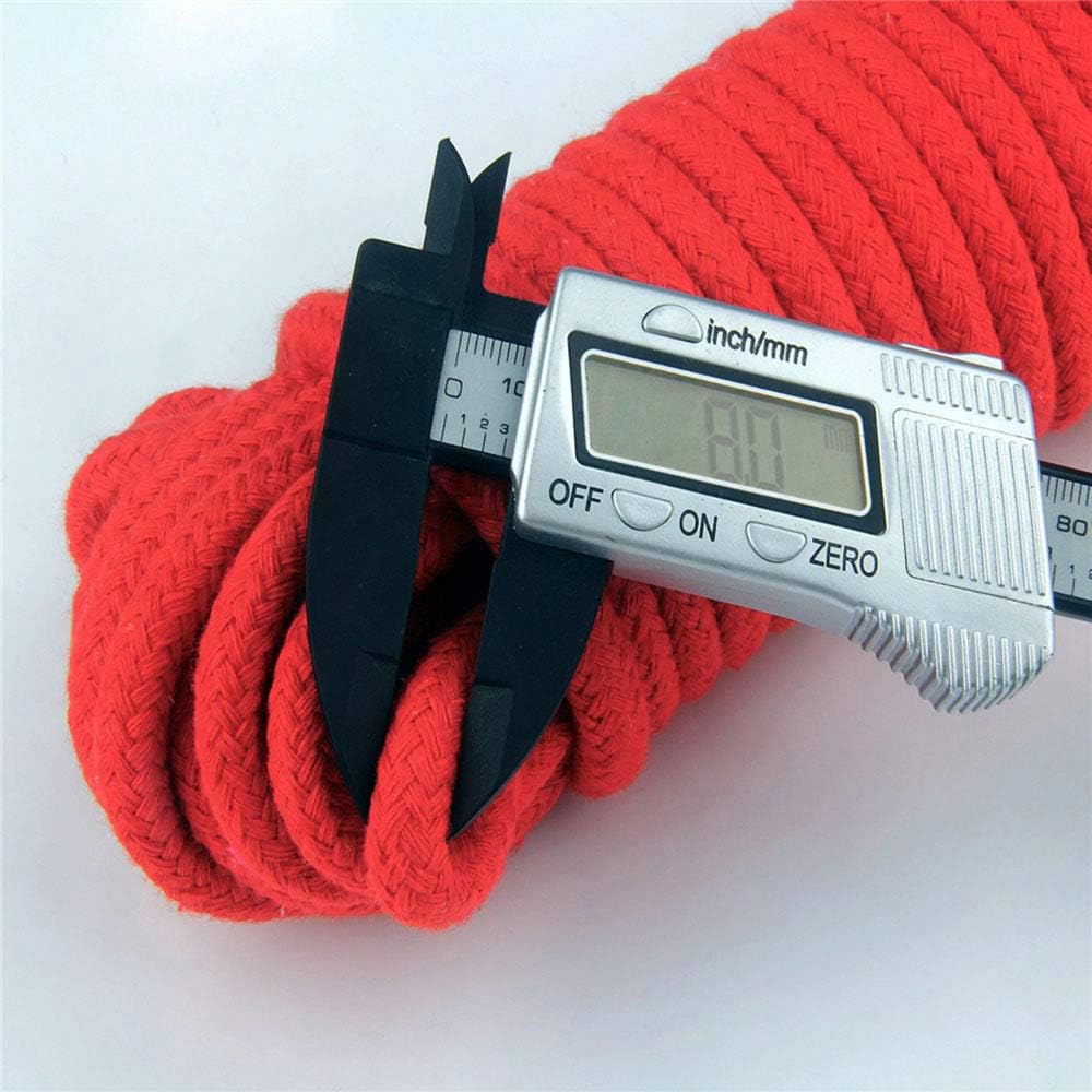 ZPX Soft Cotton Rope 10m Length 8mm Thick Multipurpose Durable Long