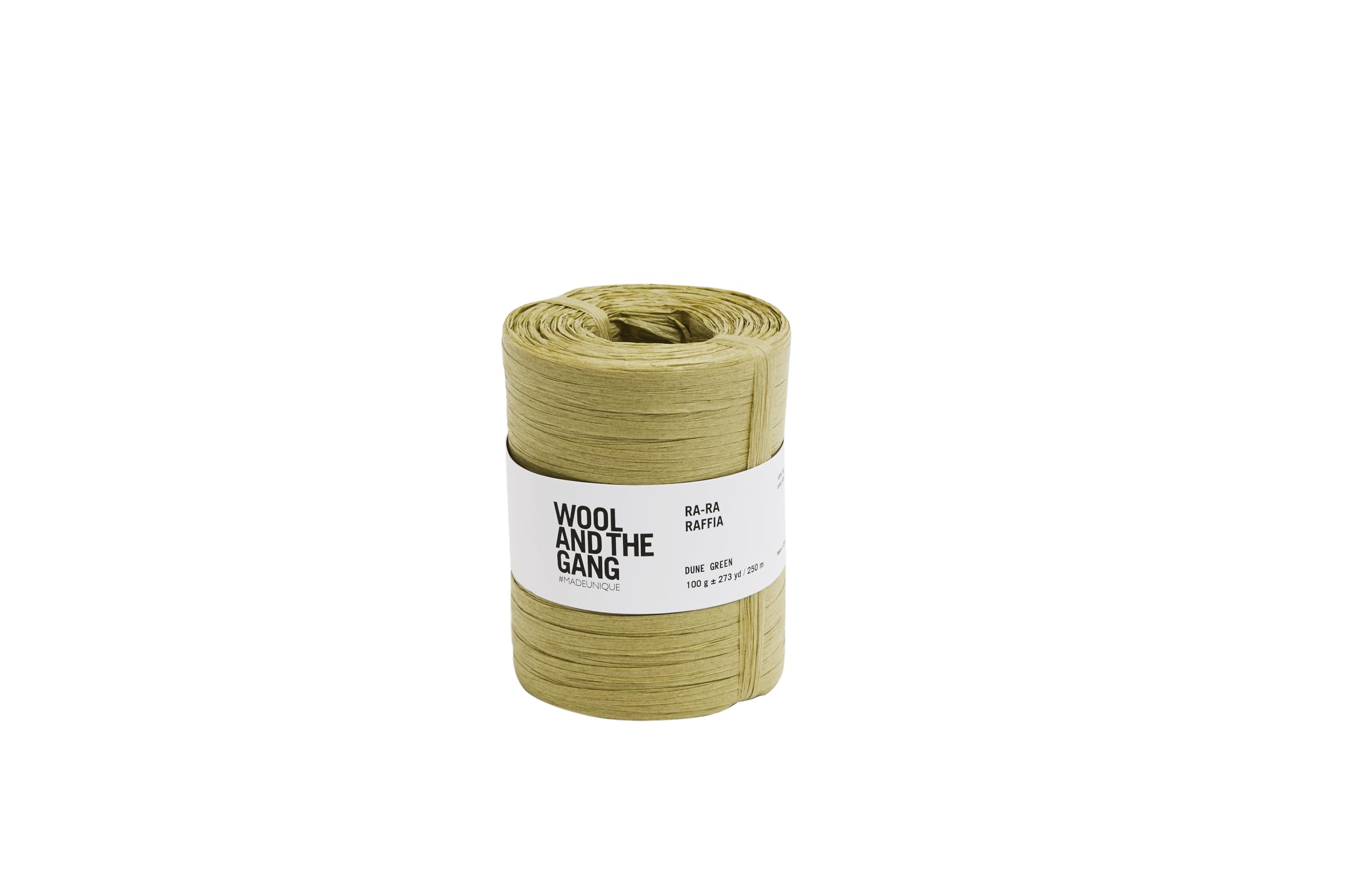 Wool and the Gang Ra Raffia, Dune Green (187), 100g