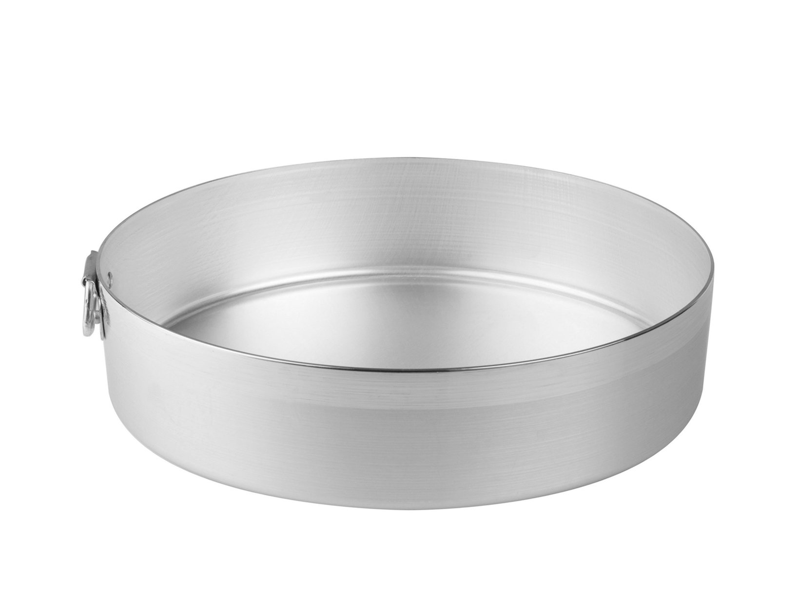 Pentole Agnelli Family Cooking Aluminium Cylindrical Cake Mould With Ring, Diameter 32 Cm.