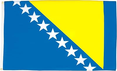AZ FLAG Bosnia And Herzegovina Flag 3x5 ft 100D Polyester with Grommets