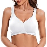Padded Push Up Bra Comfortable Wireless Bra for Women No Underwire Full Coverage Seamless Bra with Support T Shirt Bra