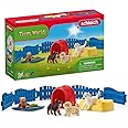 Schleich Farm World 13-Piece Puppy Pen Playset - Featuring 3 Cute Puppy Figurines and Accessories, Educational and Durable Toys, Fun and Imaginative Play for Boys and Girls, Gift for Kids Ages 3+