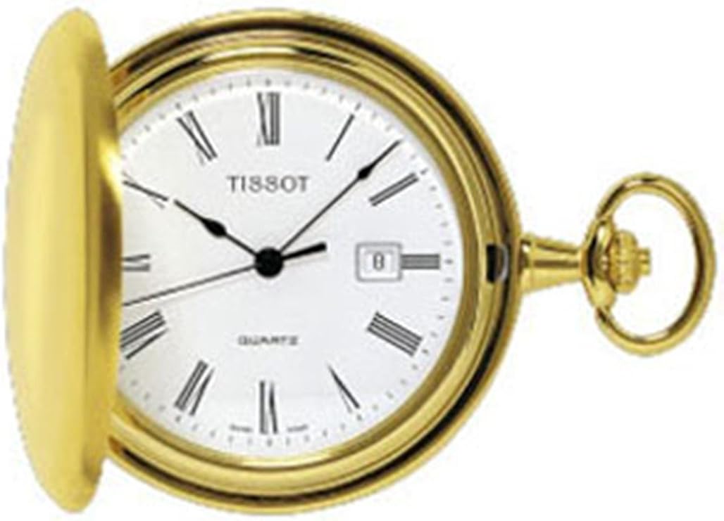 Tissot WatchesTissot Pocket Watch Gold Tone Roman Numerals Men's Watch