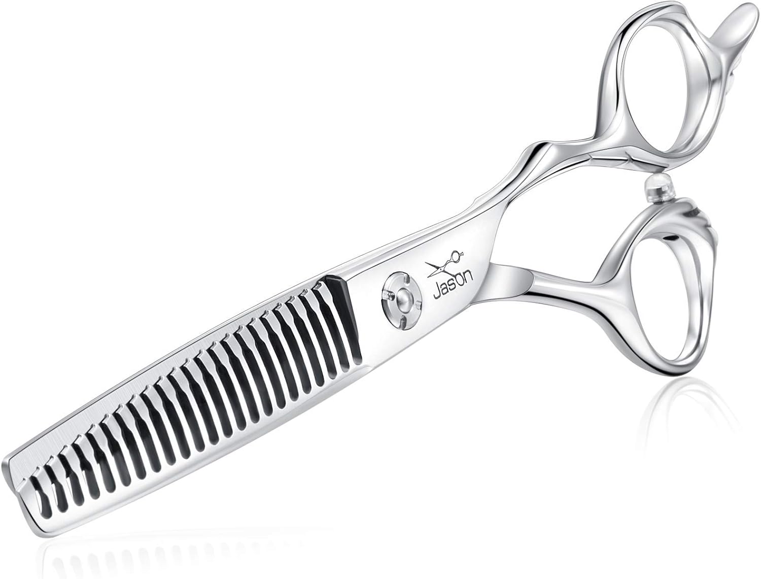 Tijeras texturizantes de pelo Jason, 23 dientes, corte de textura de