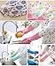 Cindy&Will 3Pairs Reusable Waterproof Long Sleeves Antibacterial Non-skip Dishes/Laundry/Kitchen/Car Washing Cleaning Latex Gloves