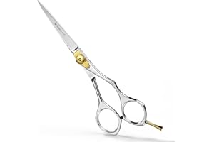 Suvorna 6" hair scissors professional - hair cutting scissors professional - professional hair scissors - hair shears professional - barber scissors professional - hair shears for women, men, & kids.