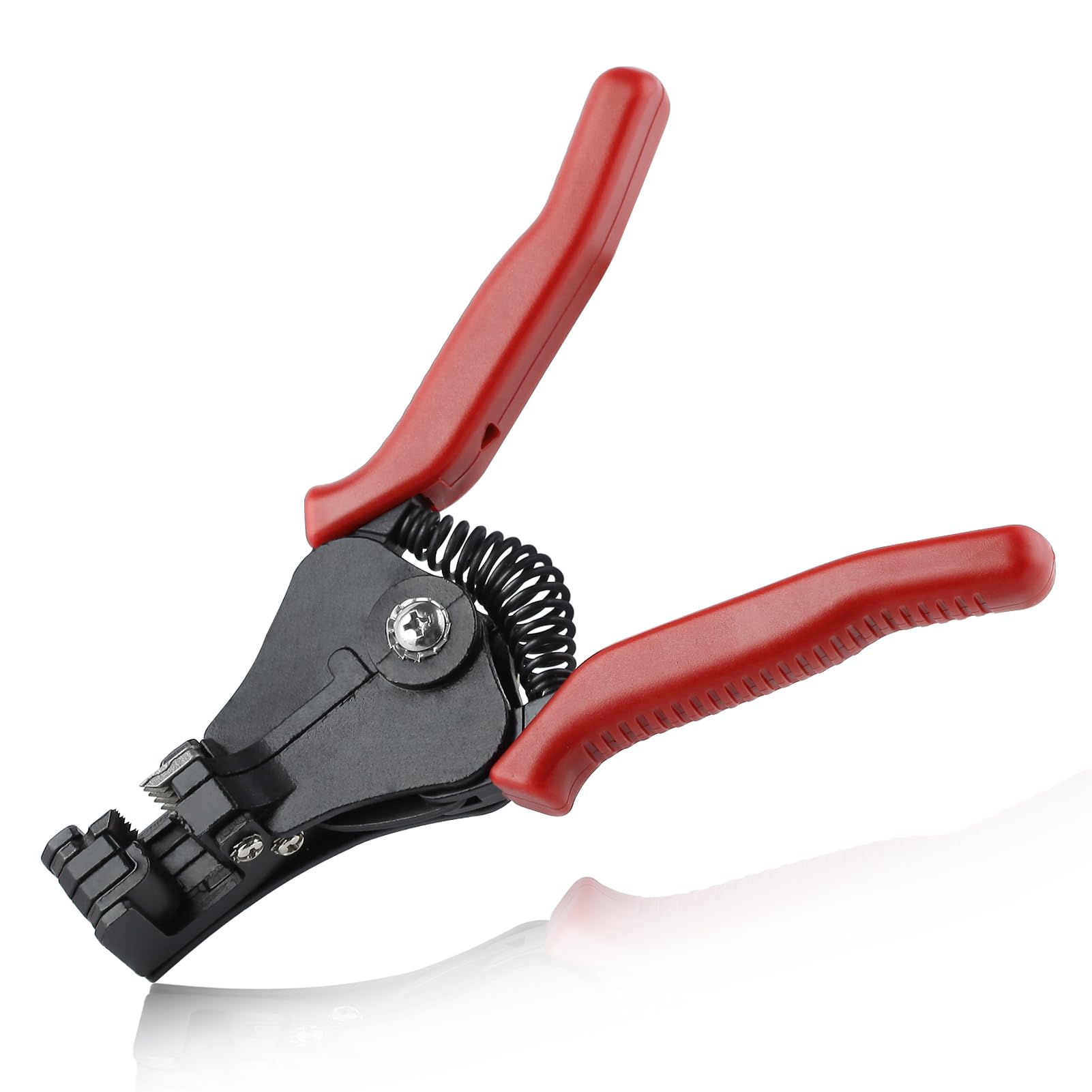 LEONTOOL Automatic Wire Stripper Tool Self Adjusting Wire Stripper Electrical Hand Tool, 11-Inch Heavy Duty Precision Wire Stripping Tool for 8-18 AWG (1-3.2mm²) Solid and Stranded Electrical Wire