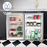 Igenix IG255X Freestanding Under Counter Larder Fridge 127 L Inox 55 cm view 4