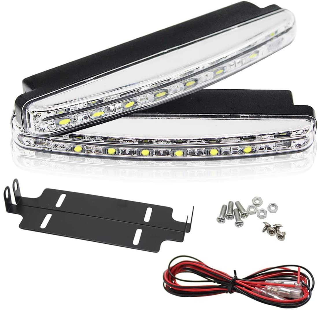 X SIM FITNESSX LED 5050SMD R87 DRL Daytime Running Light E4 Certified Daylight