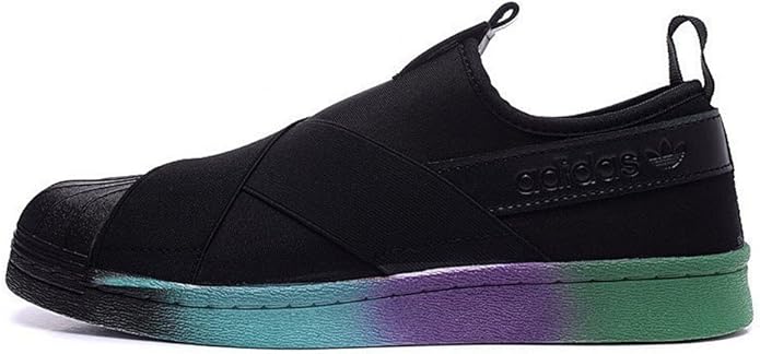 adidas superstar slip on navy