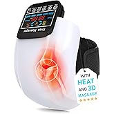 SUPBAND Knee Massager 4 in 1 with Heat, Vibration, Red Light and 3D Massage, Cordless, Portable, Rechargeable, Gifts for Family and Friends