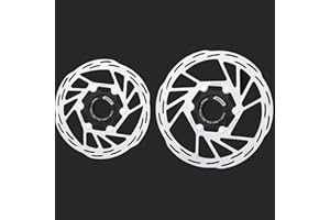 JFOYH 140mm and 160mm Centerlock Disc Brake Rotor with Locking, 1.8mm Thickness - 140mm+160mm[2 PACK]