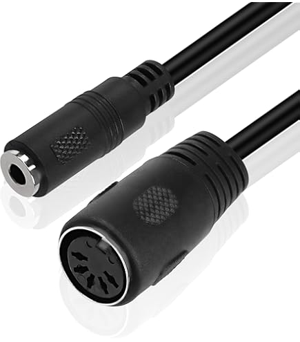 Spina MIDI 5pin Din Maschio A Jack Da 3.5mm Spina Cavo Audio - Foto 1