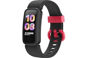 BIGGERFIVE Vigor Kids Fitness Tracker for Girls & Boys Ages 5-15, Kids Watch with IP68 Waterproof, Pedometer, Activity Tracker with Heart Rate & Sleep Monitor, Calorie & Step Counter Watch