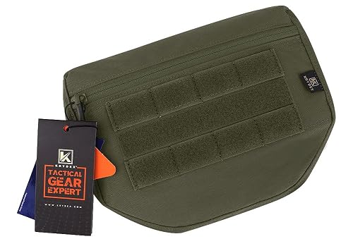 KRYDEX Tactical Drop Pouch - Hook & Loop Attachment For JPC, AVS, CPC Vests | Utility Tool Bag For Airsoft, Paintball, Outdoor Gear