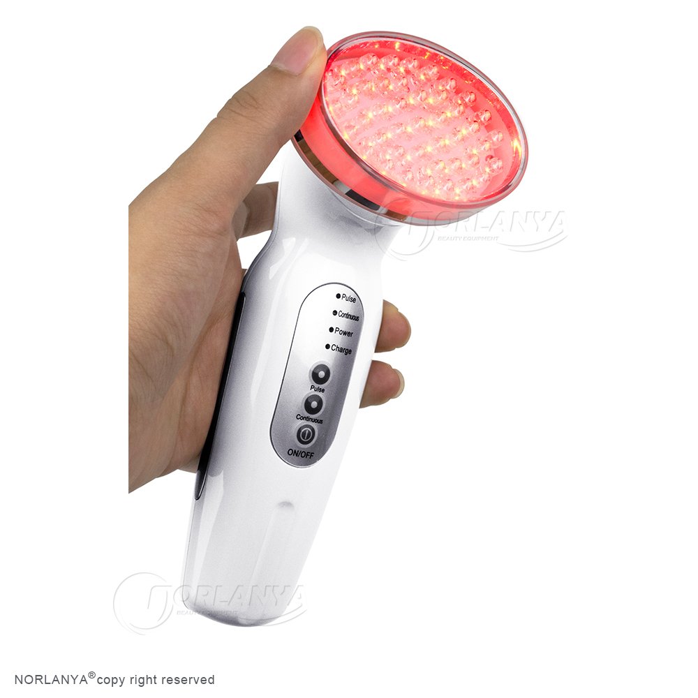 Red Light Facial Wand for Wrinkles, Face LED Red Therapy Light Skin